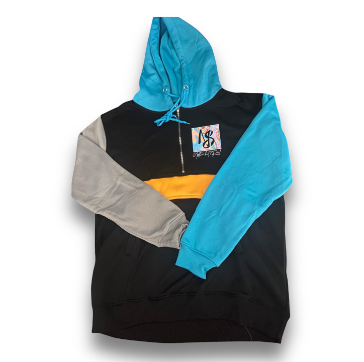 NBR Multicolored Pull Over Hoodie